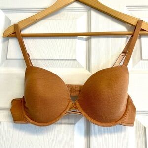 Tell Tale Women's brown Underwire Back Closure T-shirt Bra size 36B basic